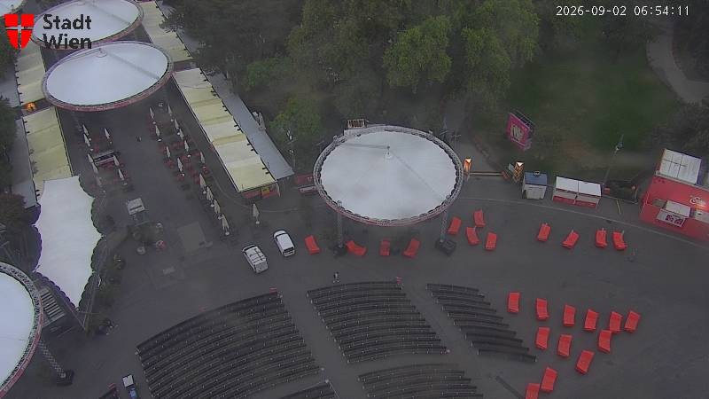 Archiv Foto Webcam Wien - Rathausplatz