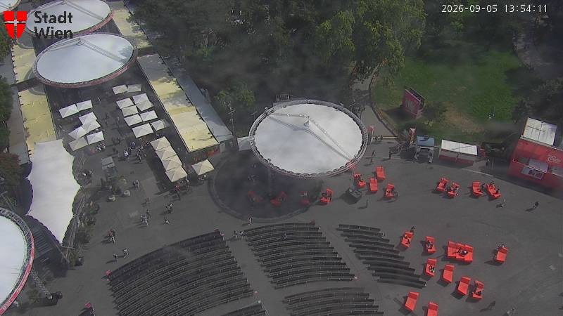 Archiv Foto Webcam Wien - Rathausplatz