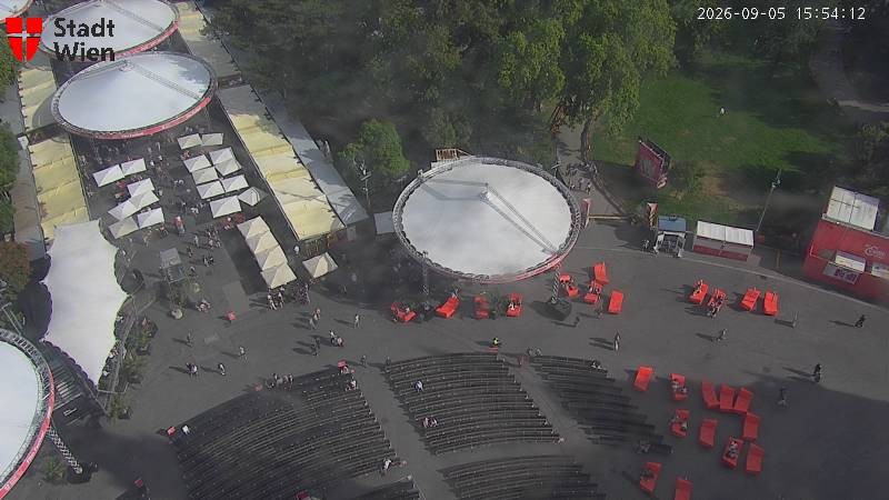 Archiv Foto Webcam Wien - Rathausplatz