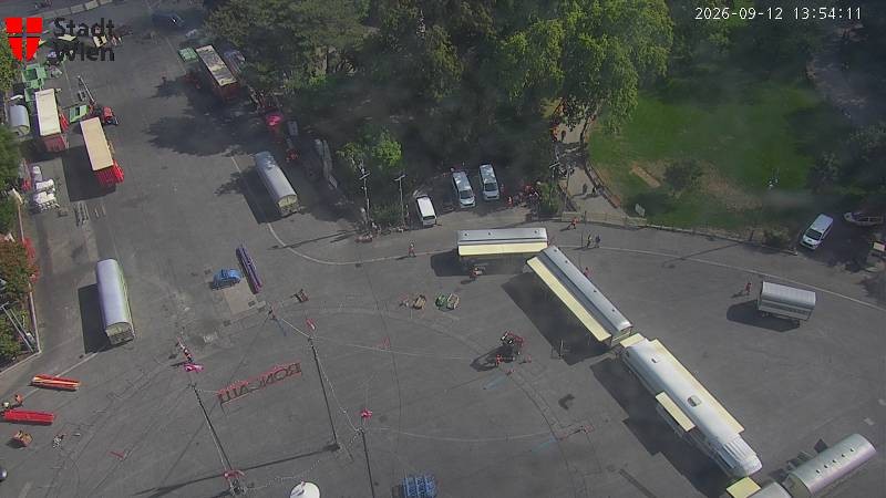 Archiv Foto Webcam Wien - Rathausplatz