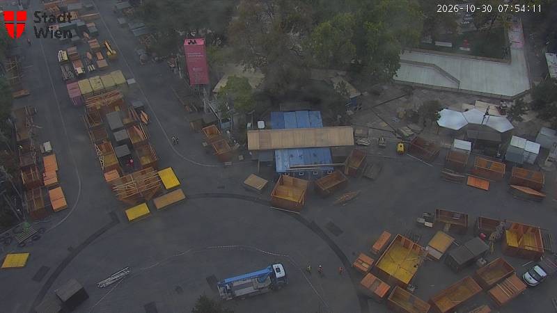 Archiv Foto Webcam Wien - Rathausplatz