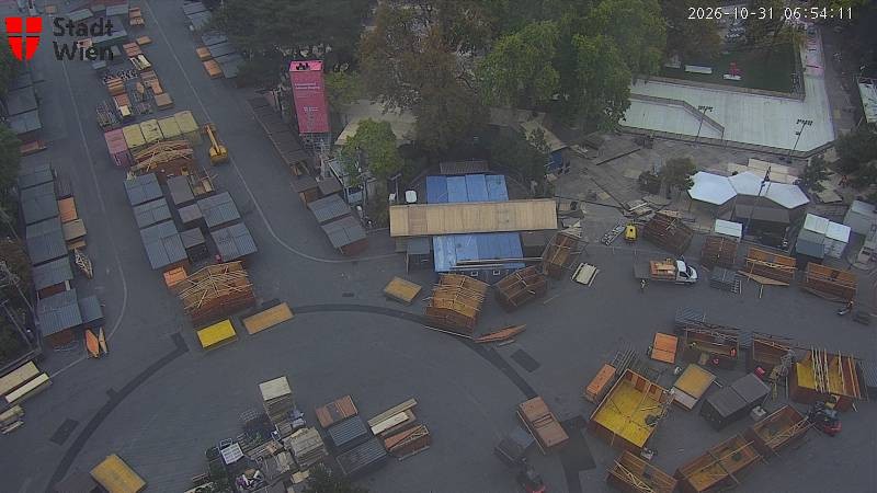 Archiv Foto Webcam Wien - Rathausplatz