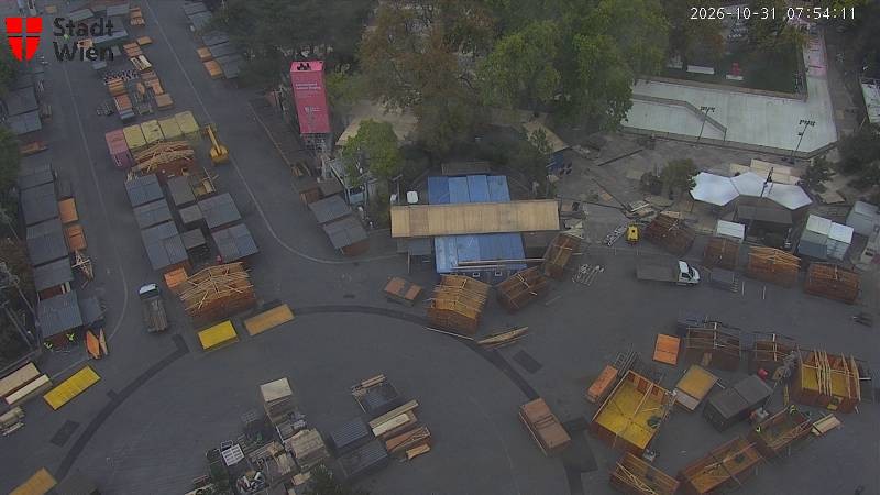 Archiv Foto Webcam Wien - Rathausplatz