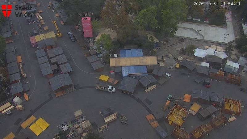 Archiv Foto Webcam Wien - Rathausplatz