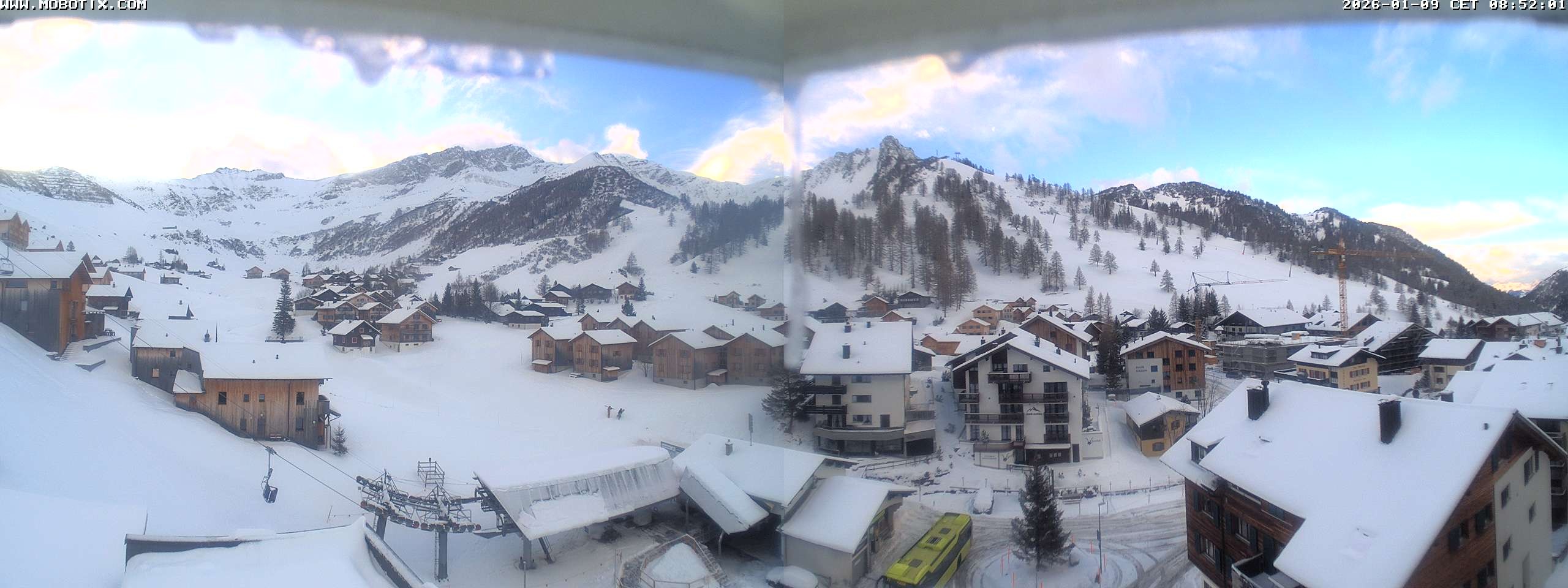 Archived image Webcam Malbun - Hotel Turna