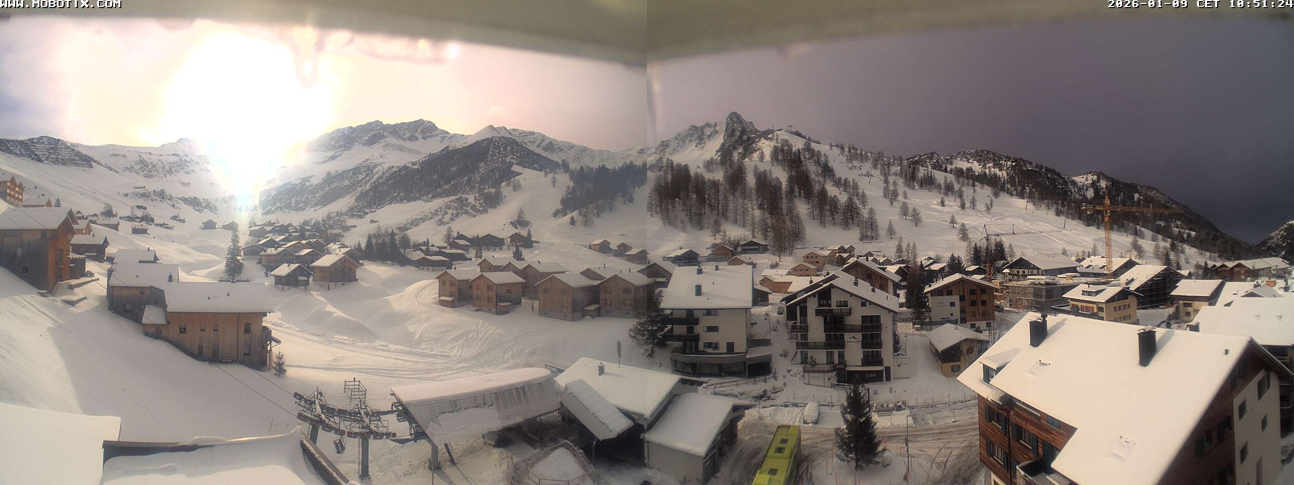 Archived image Webcam Malbun - Hotel Turna