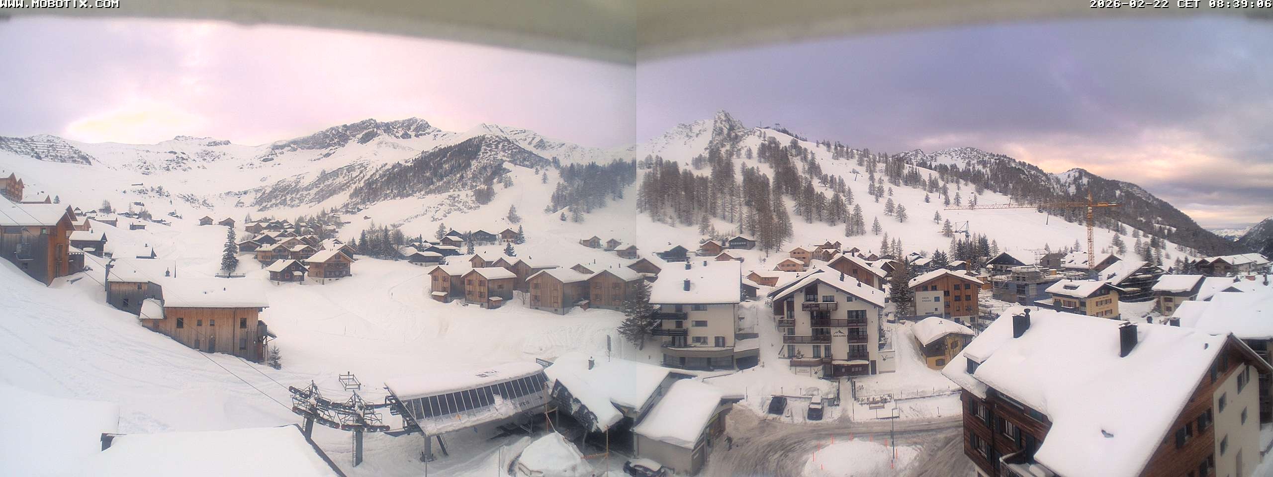 Archiv Foto Webcam Zentrum Malbun - Hotel Turna