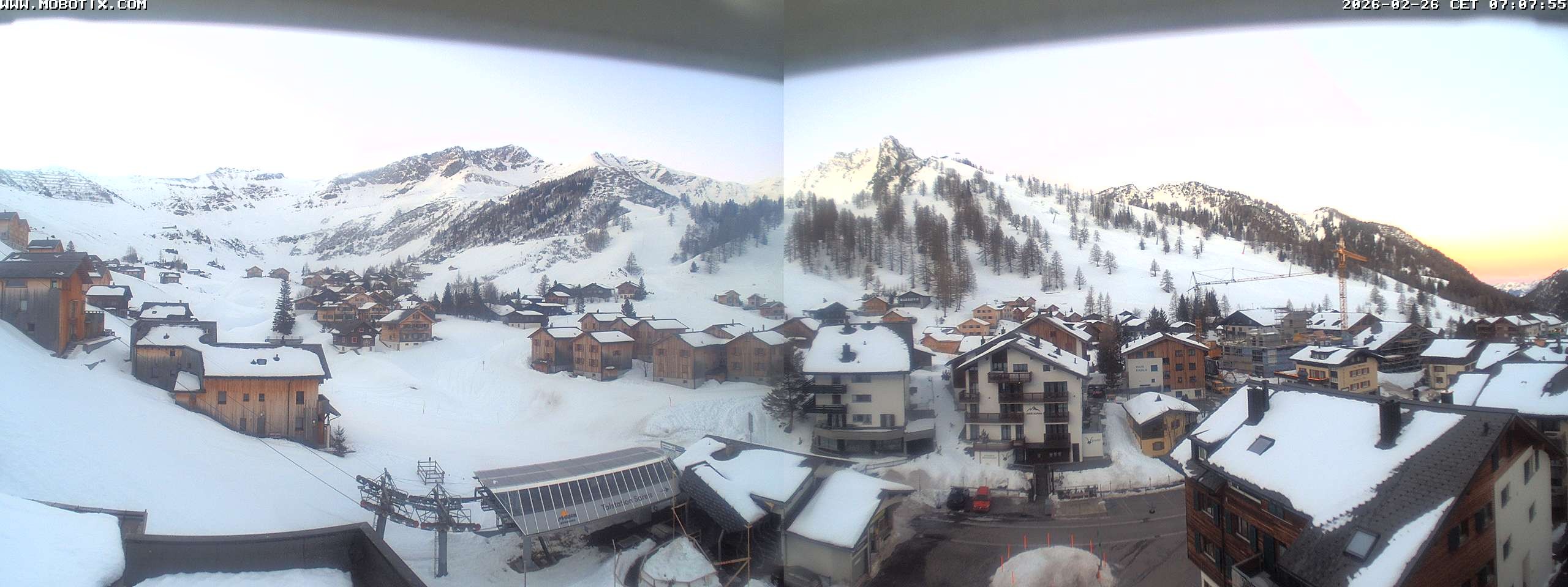 Archived image Webcam Malbun - Hotel Turna