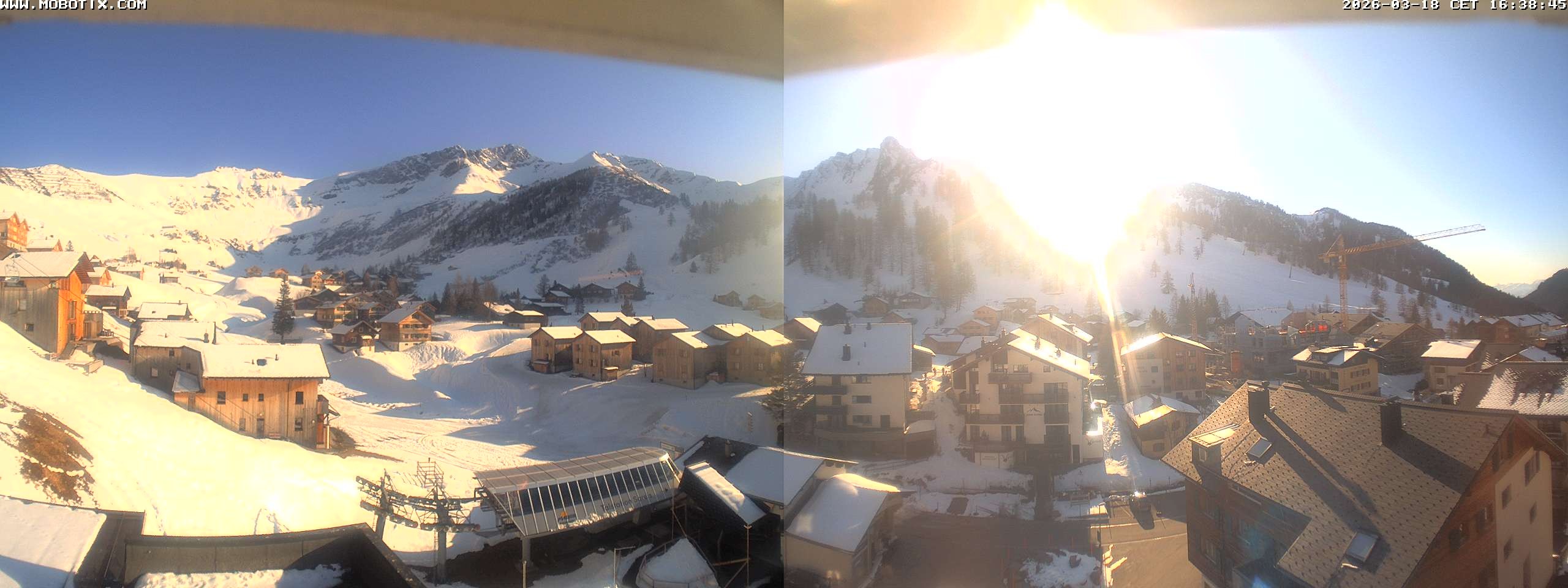 Archiv Foto Webcam Zentrum Malbun - Hotel Turna