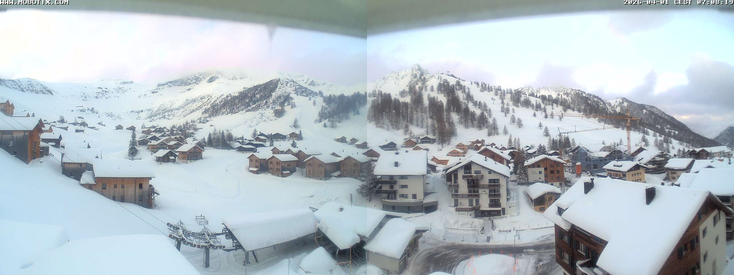 Archived image Webcam Malbun - Hotel Turna
