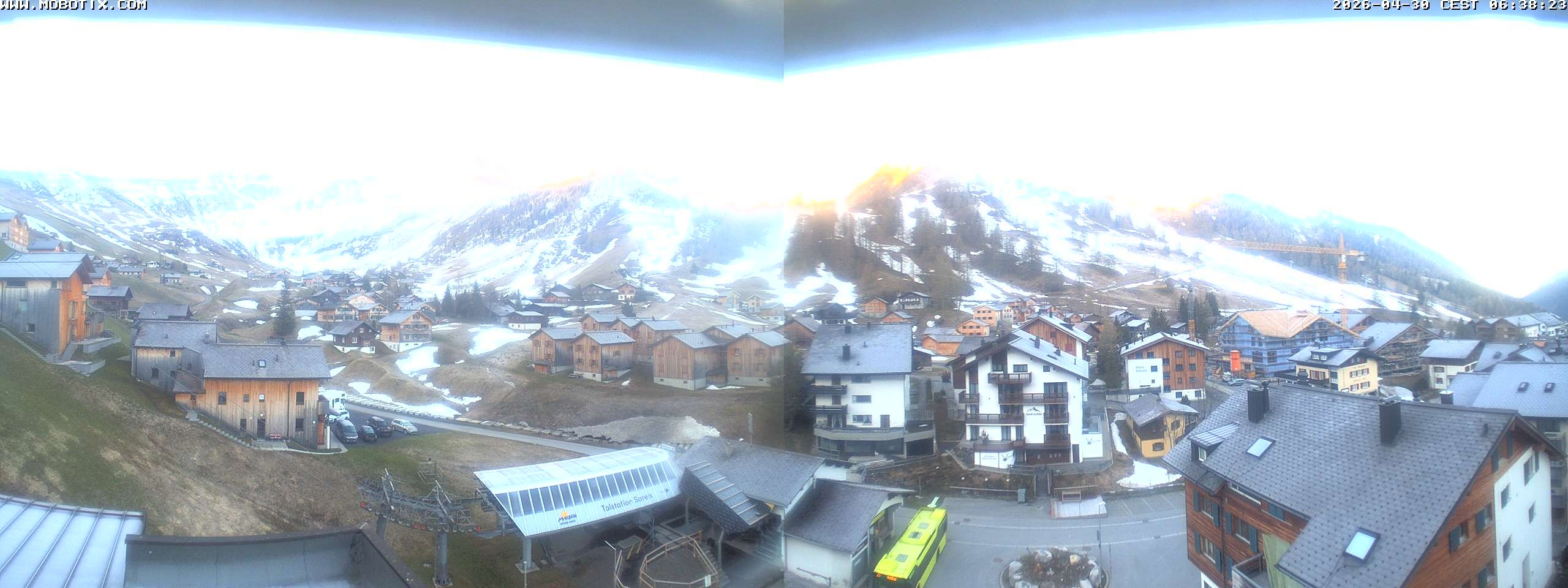 Archiv Foto Webcam Zentrum Malbun - Hotel Turna