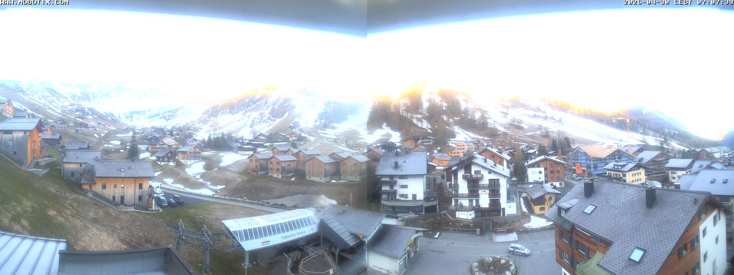 Archiv Foto Webcam Zentrum Malbun - Hotel Turna