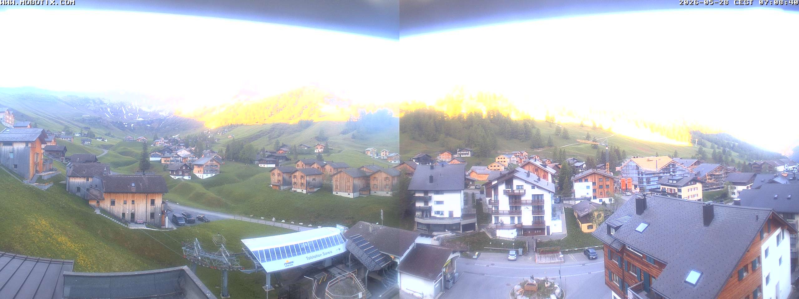 Archived image Webcam Malbun - Hotel Turna
