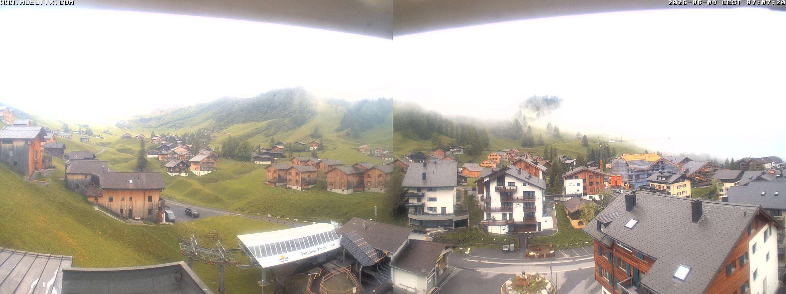 Archived image Webcam Malbun - Hotel Turna