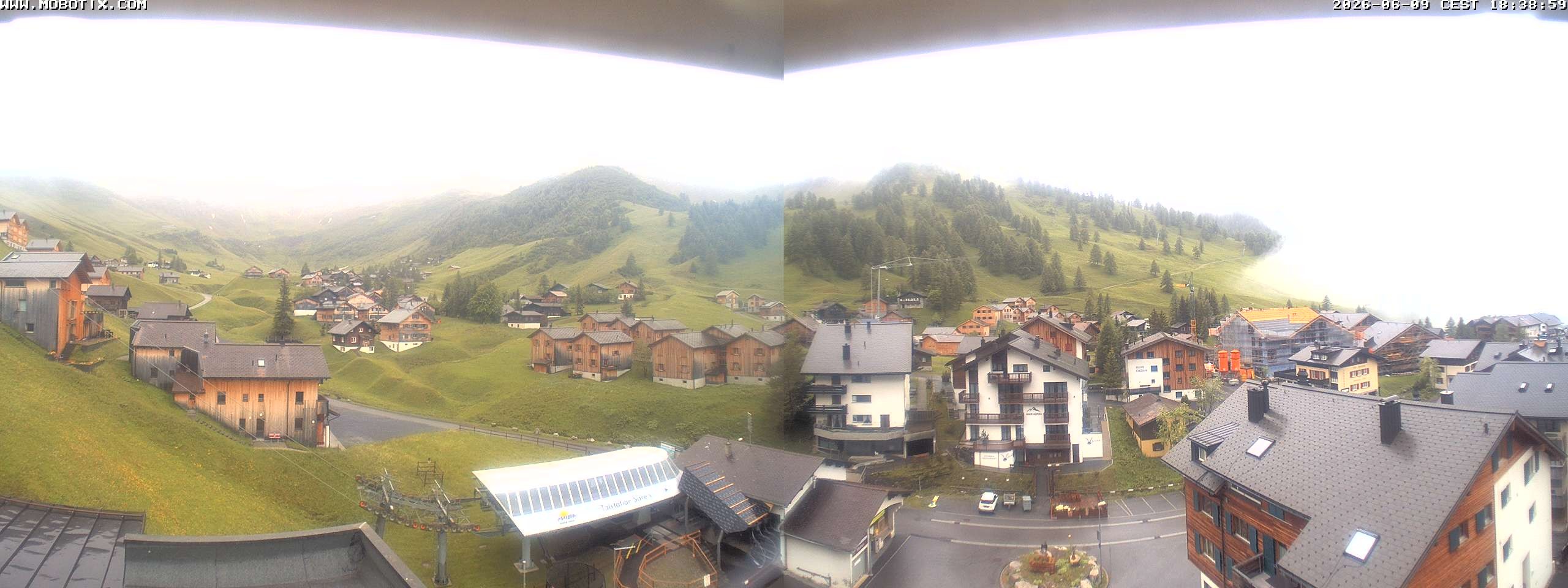 Archived image Webcam Malbun - Hotel Turna
