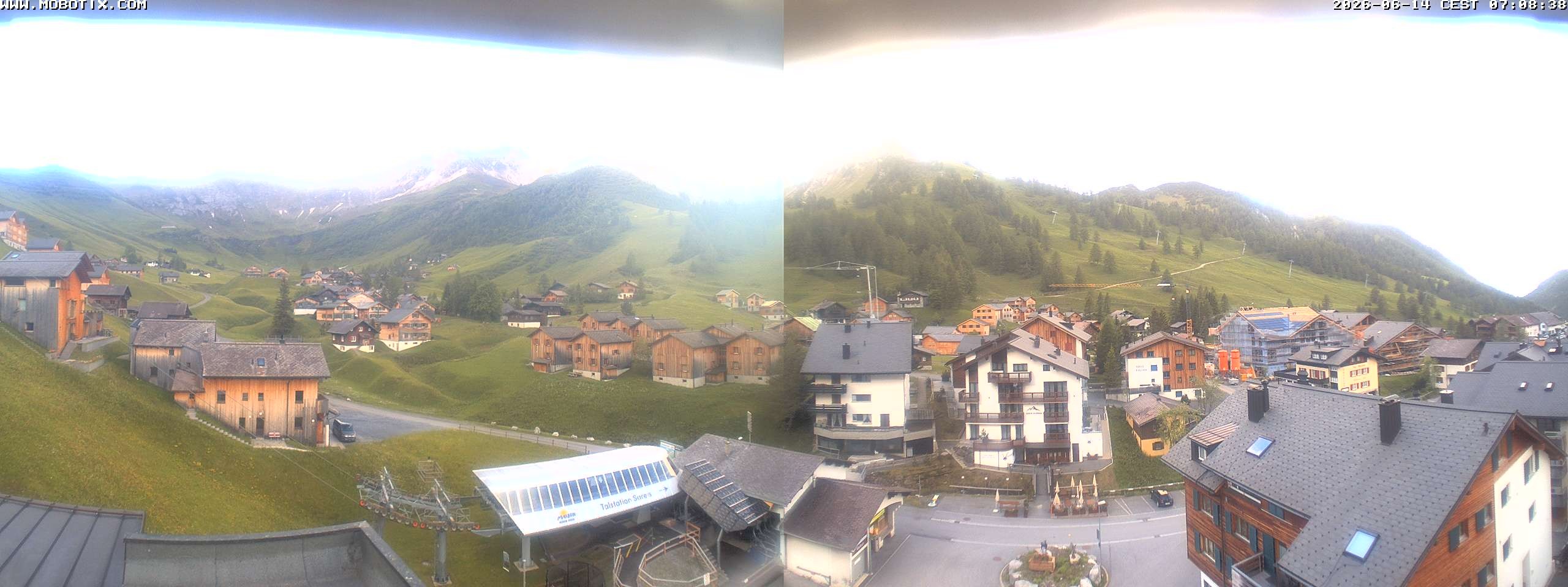 Archived image Webcam Malbun - Hotel Turna