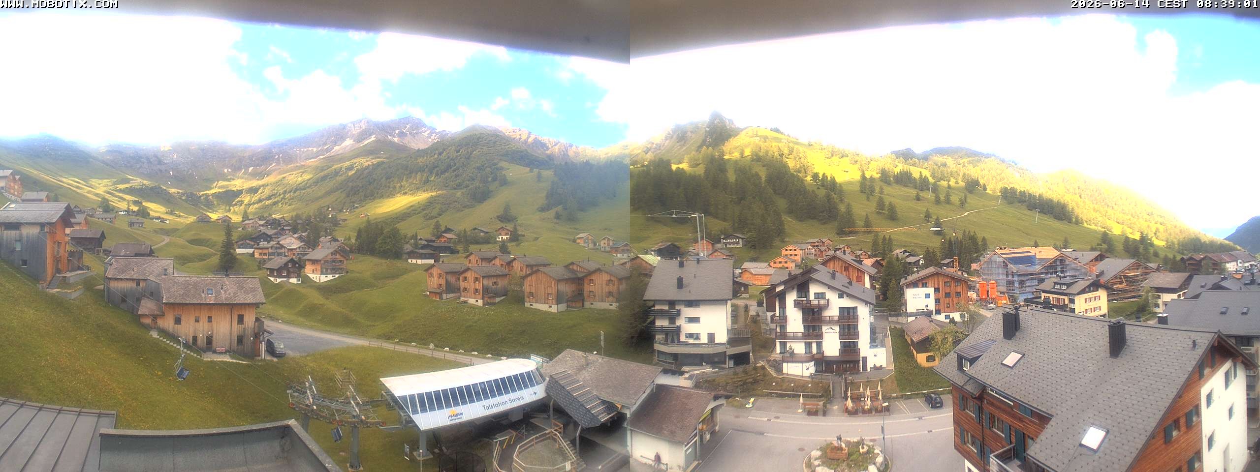 Archived image Webcam Malbun - Hotel Turna