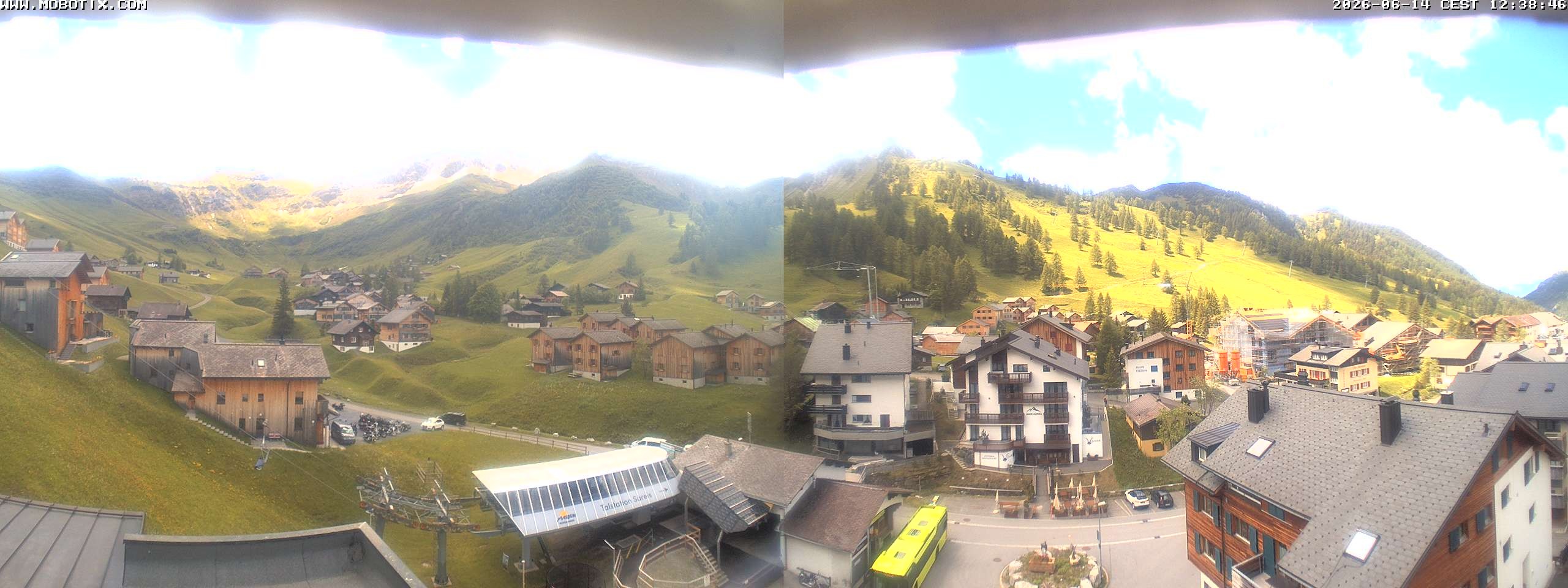 Archived image Webcam Malbun - Hotel Turna
