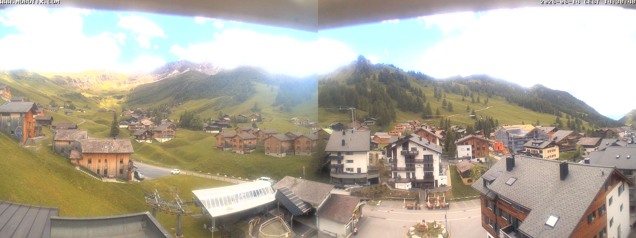 Archived image Webcam Malbun - Hotel Turna