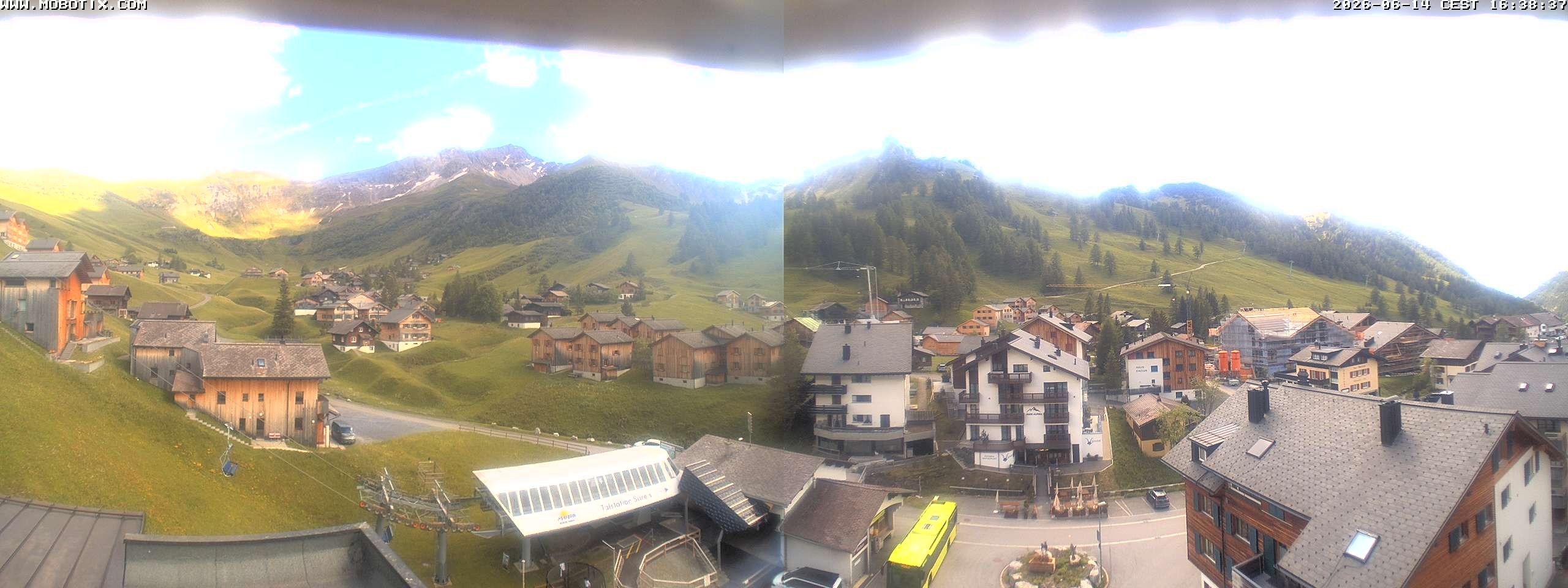 Archived image Webcam Malbun - Hotel Turna