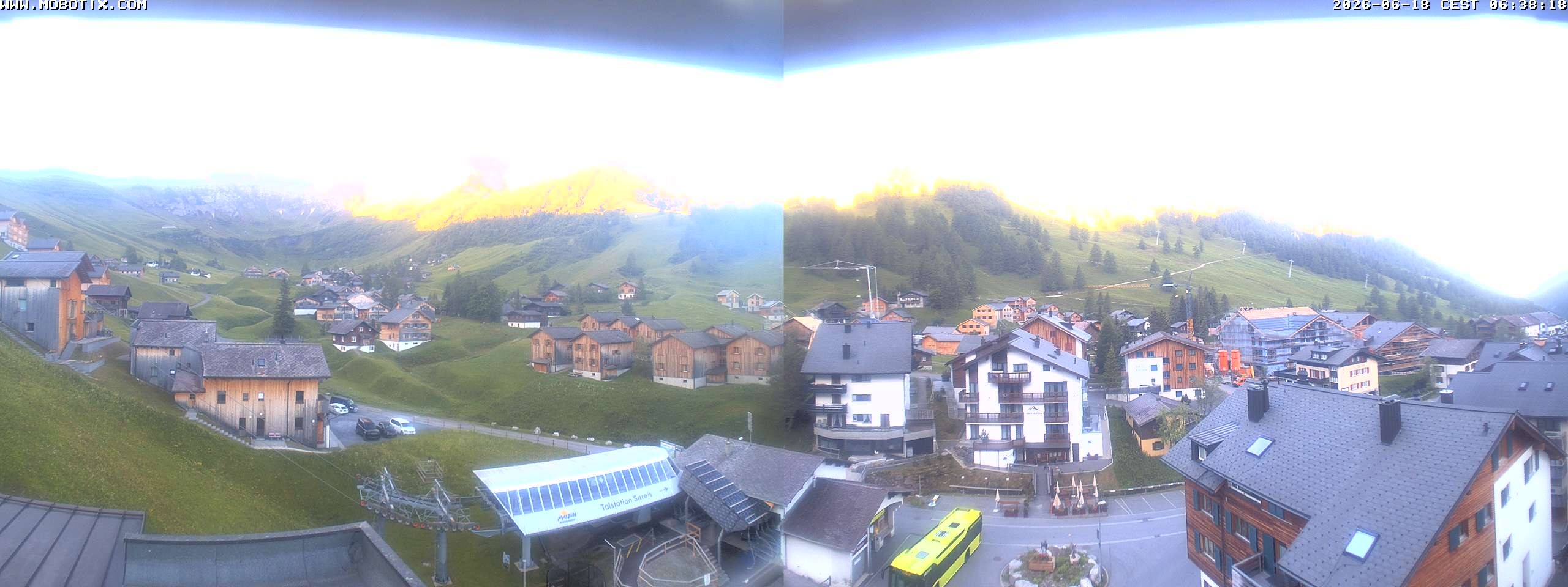 Archiv Foto Webcam Zentrum Malbun - Hotel Turna