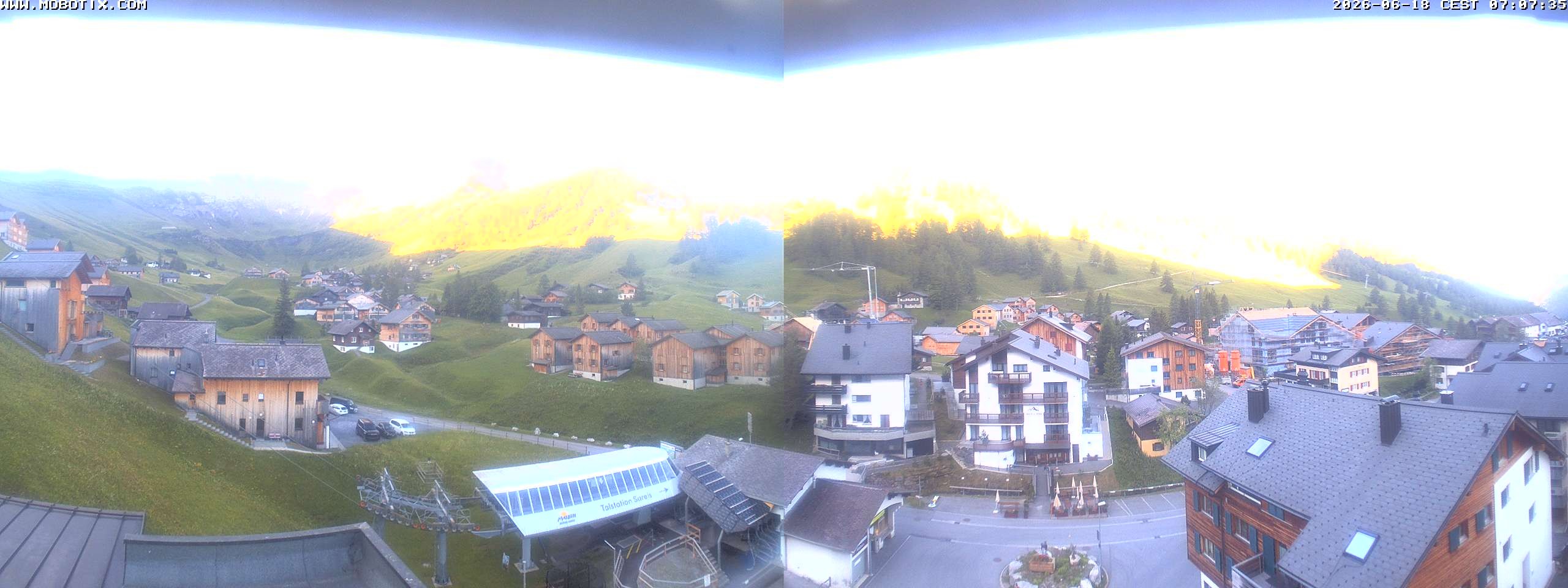 Archiv Foto Webcam Zentrum Malbun - Hotel Turna