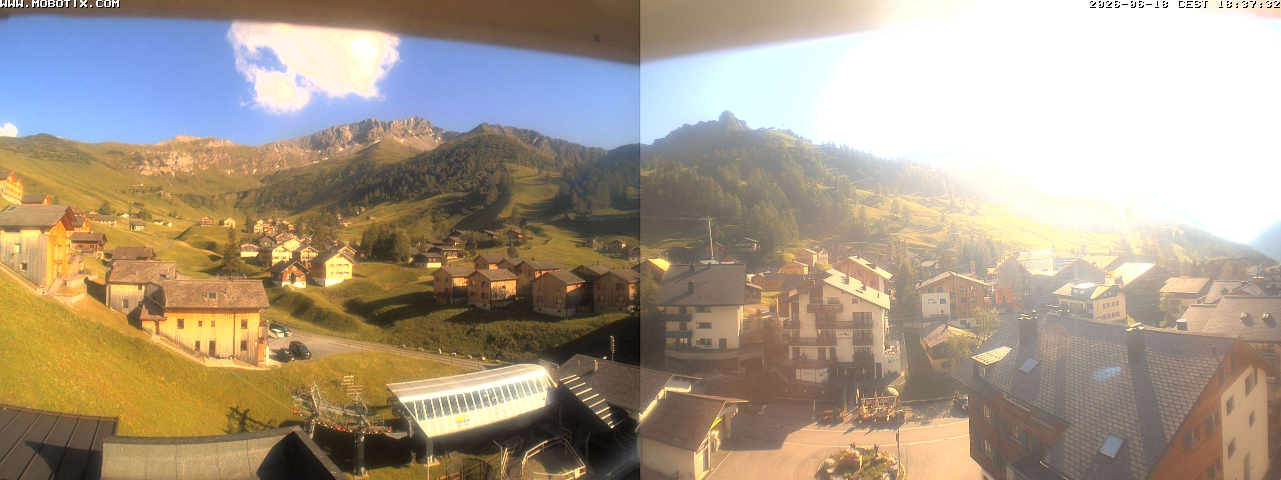 Archived image Webcam Malbun - Hotel Turna