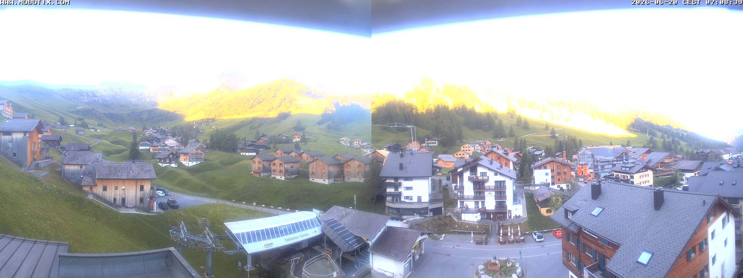 Archiv Foto Webcam Zentrum Malbun - Hotel Turna