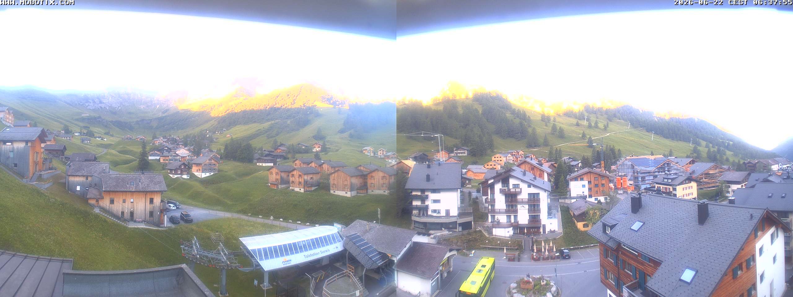 Archived image Webcam Malbun - Hotel Turna