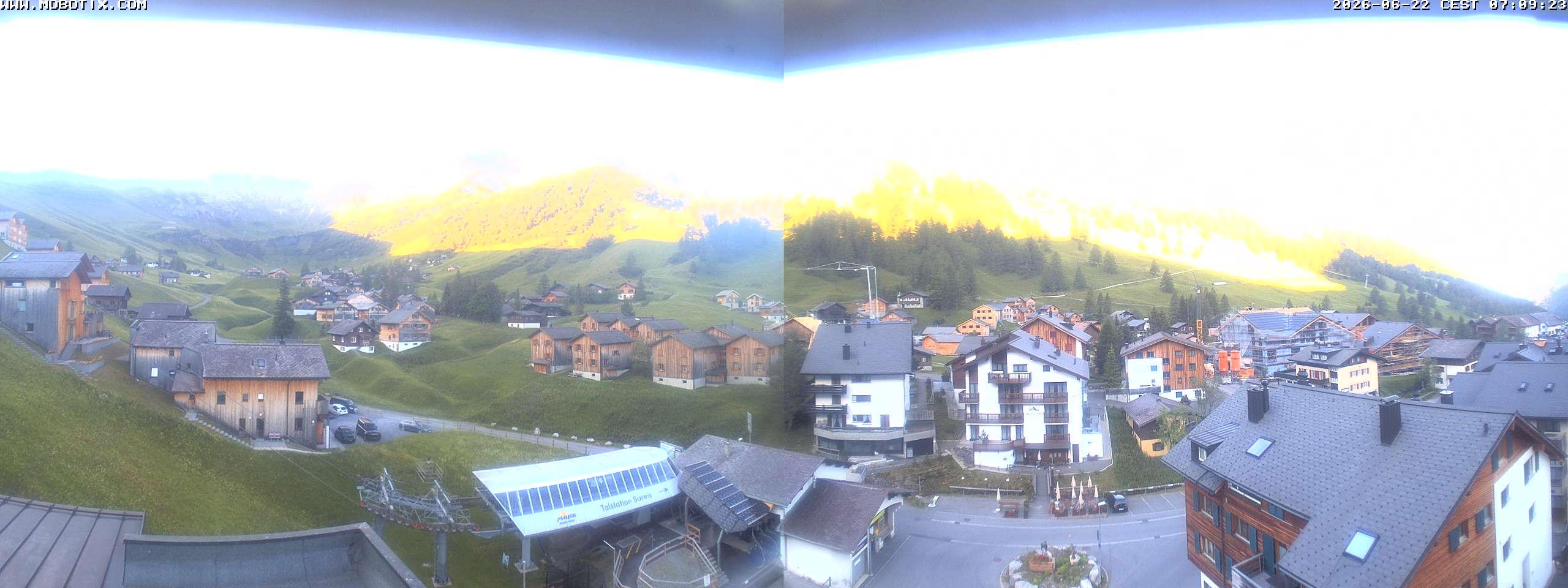 Archived image Webcam Malbun - Hotel Turna