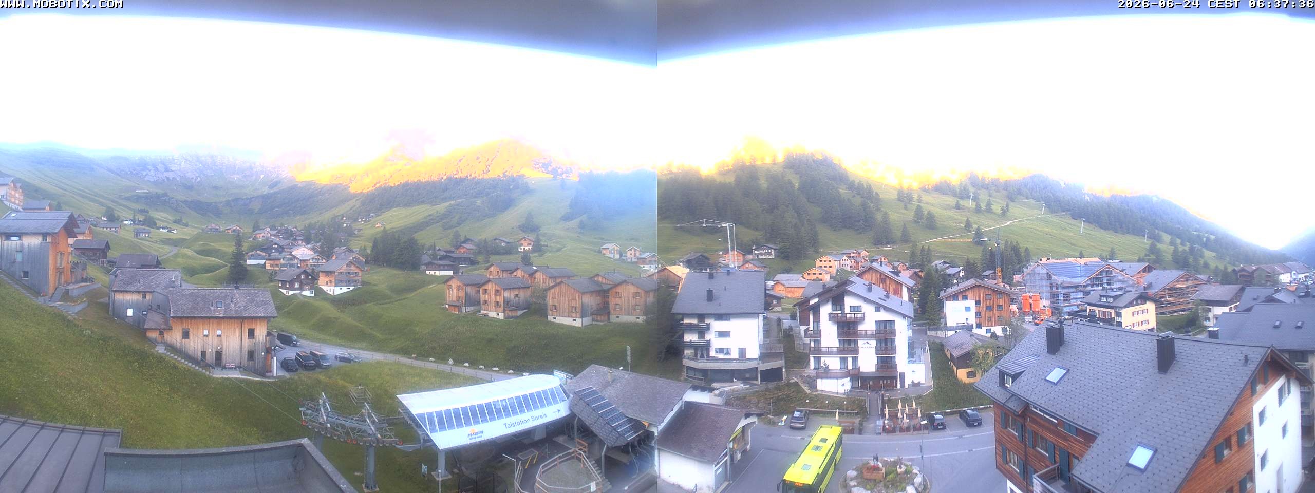 Archived image Webcam Malbun - Hotel Turna