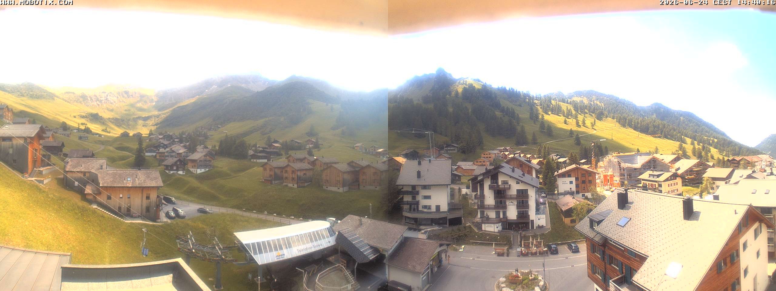 Archived image Webcam Malbun - Hotel Turna