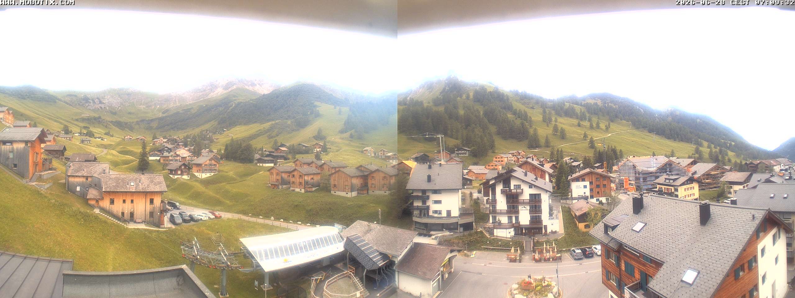 Archived image Webcam Malbun - Hotel Turna