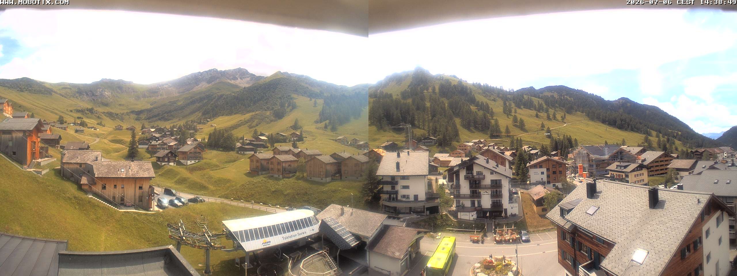 Archived image Webcam Malbun - Hotel Turna