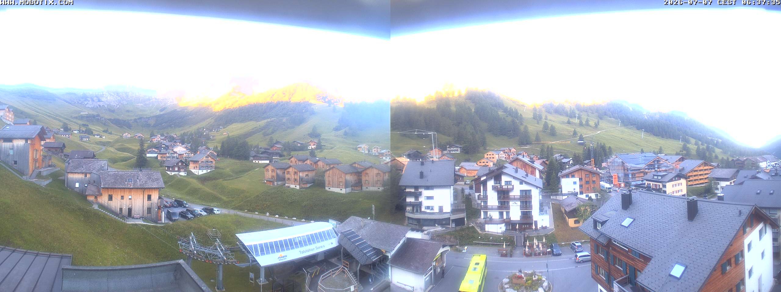 Archived image Webcam Malbun - Hotel Turna