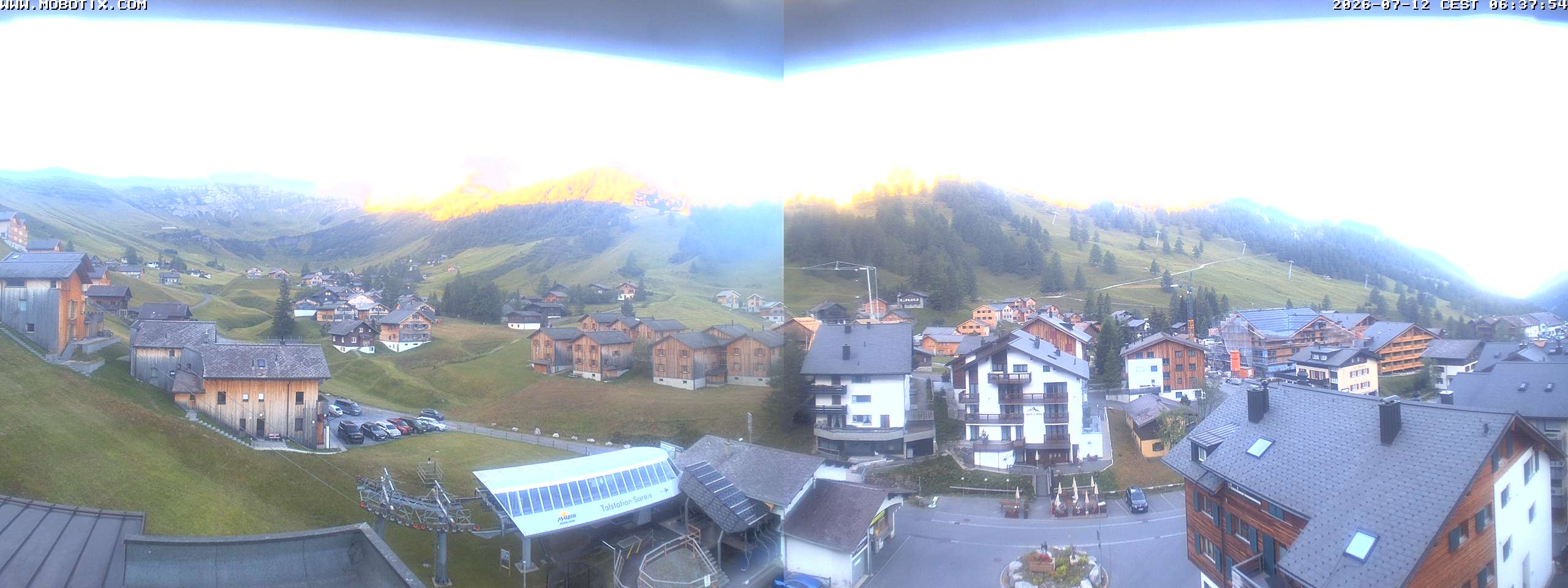Archived image Webcam Malbun - Hotel Turna