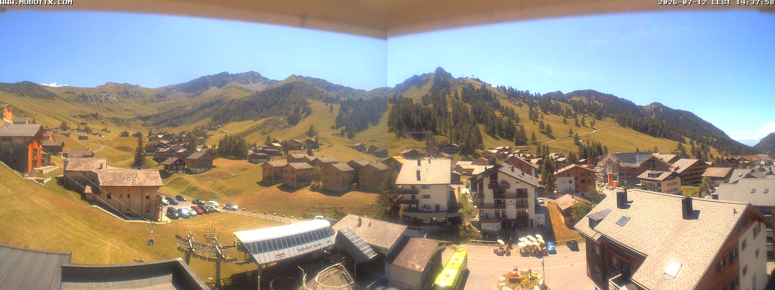 Archived image Webcam Malbun - Hotel Turna