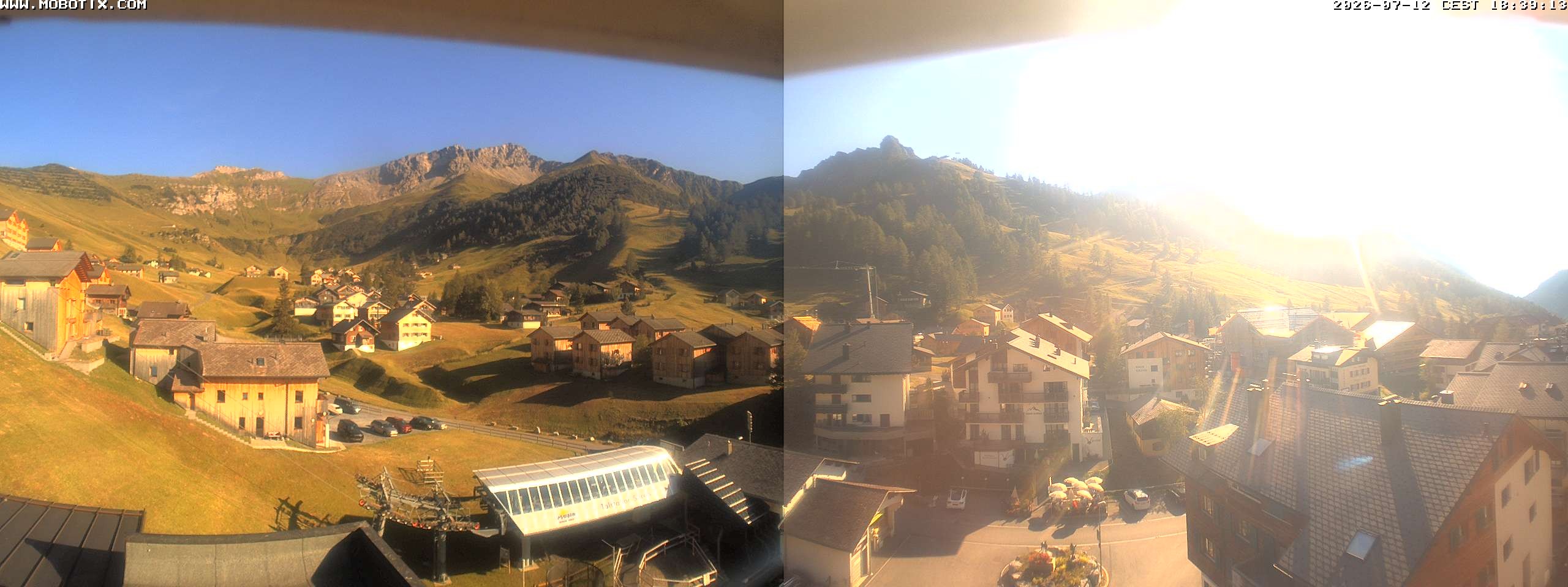Archived image Webcam Malbun - Hotel Turna