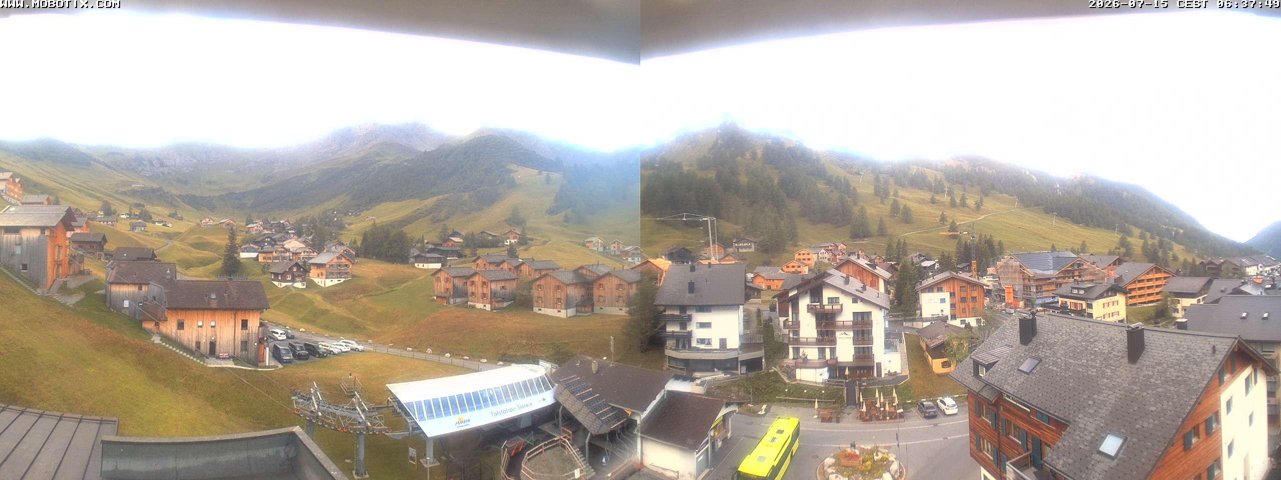 Archiv Foto Webcam Zentrum Malbun - Hotel Turna
