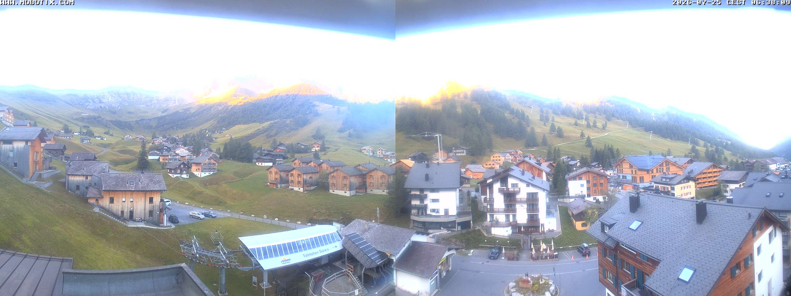 Archived image Webcam Malbun - Hotel Turna