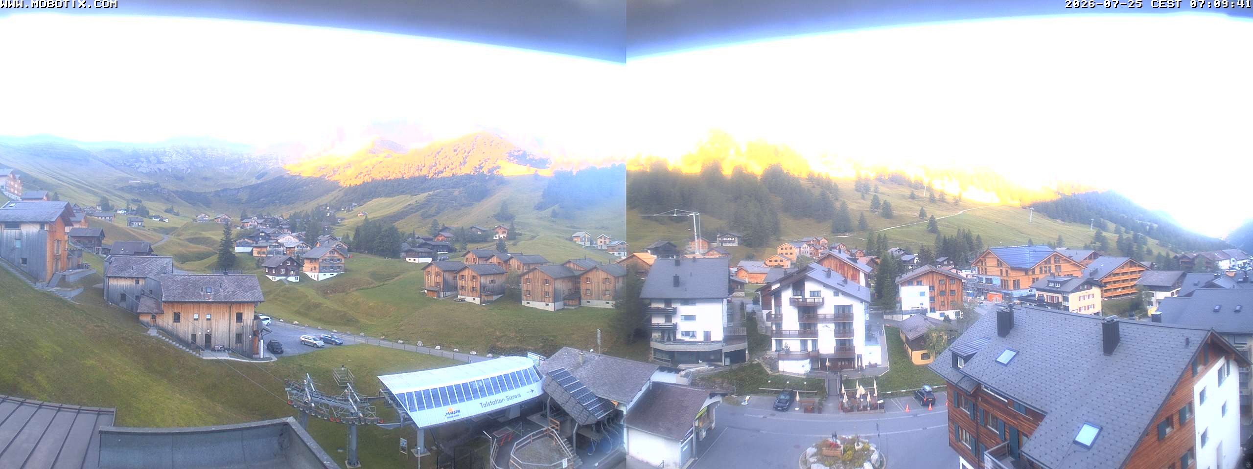 Archived image Webcam Malbun - Hotel Turna
