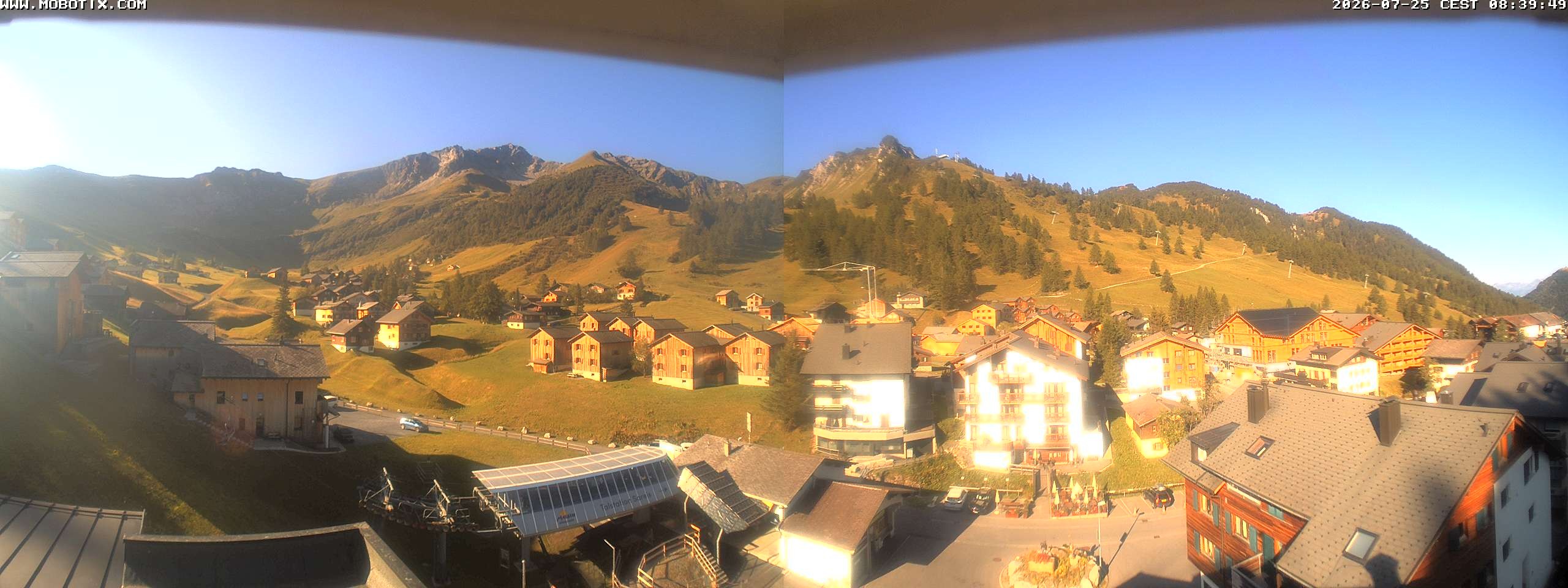 Archived image Webcam Malbun - Hotel Turna