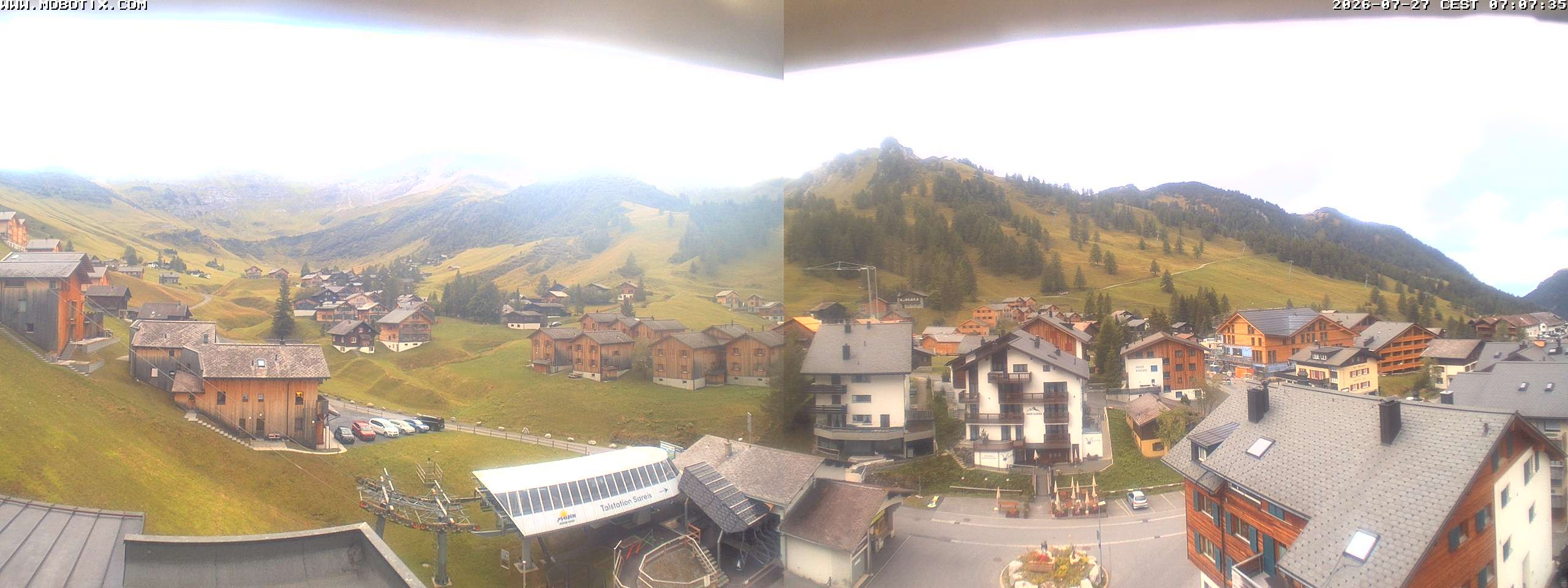 Archived image Webcam Malbun - Hotel Turna