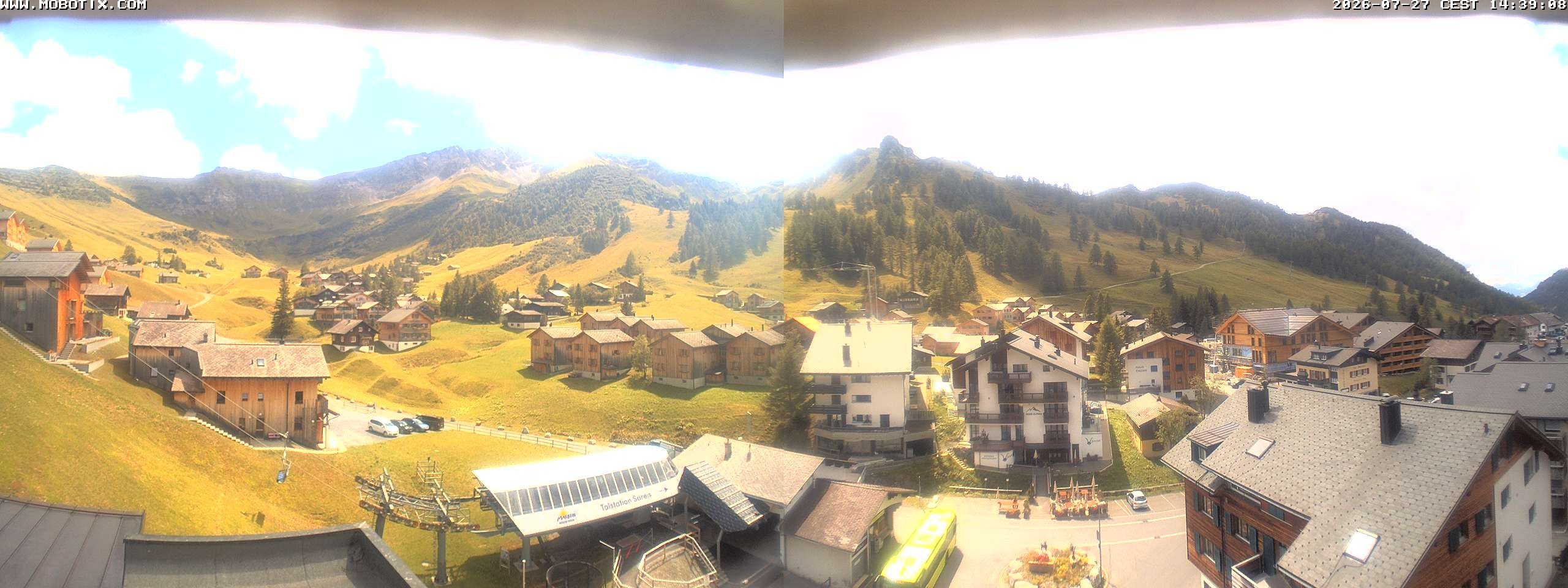 Archived image Webcam Malbun - Hotel Turna