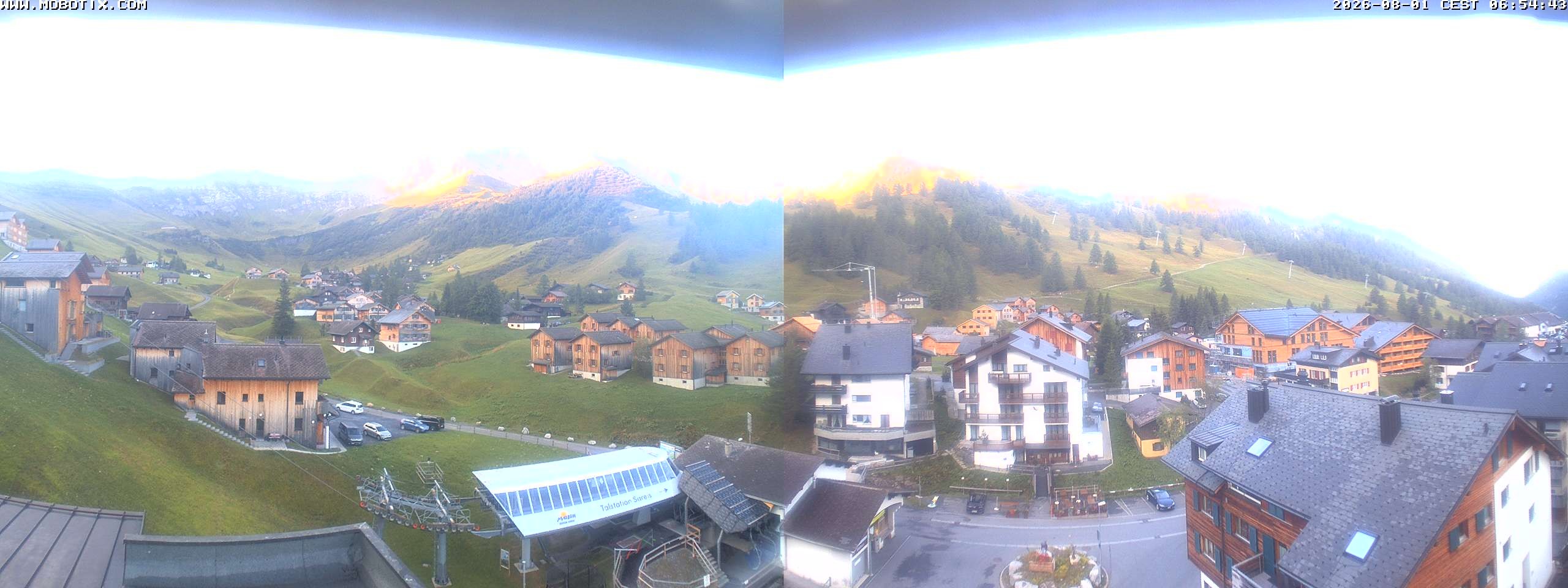 Archiv Foto Webcam Zentrum Malbun - Hotel Turna