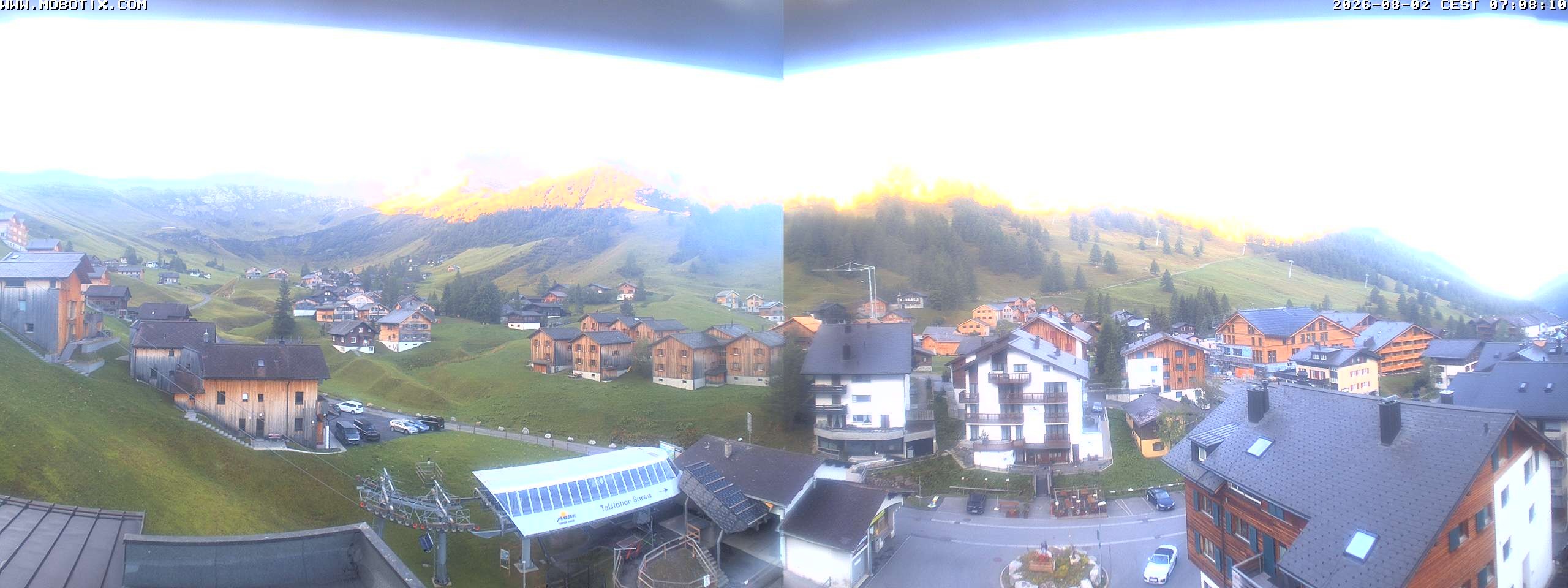 Archiv Foto Webcam Zentrum Malbun - Hotel Turna