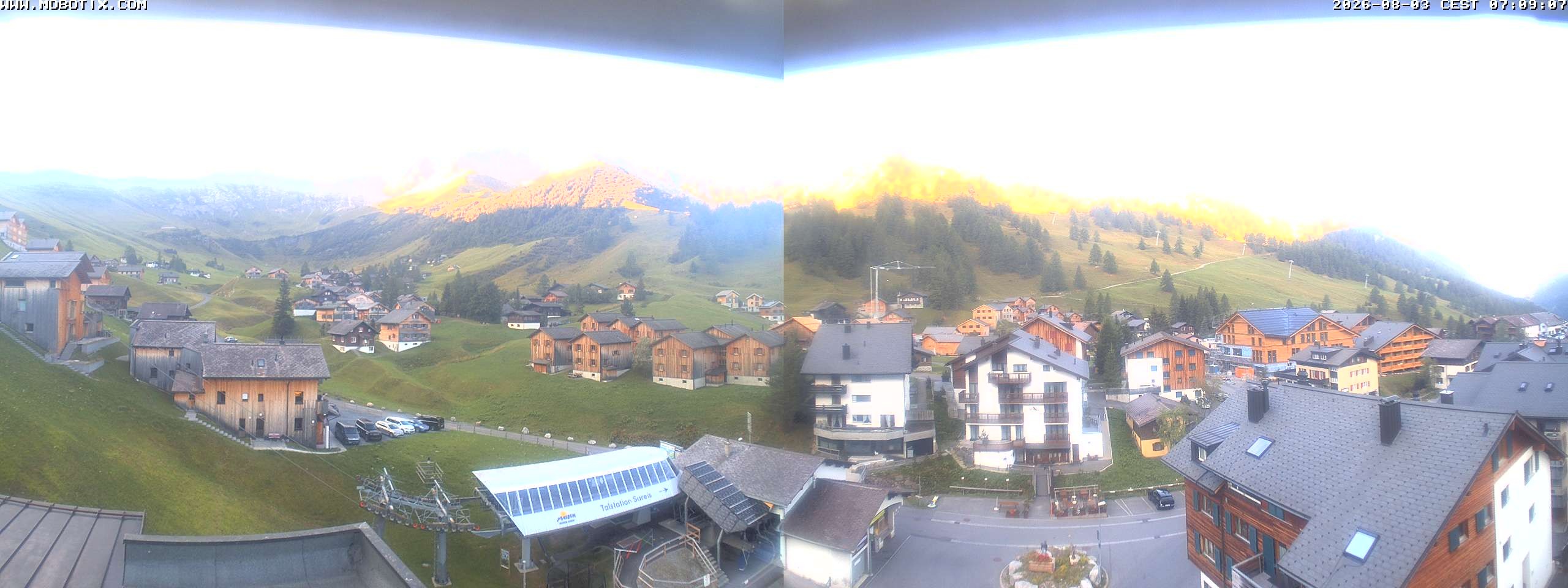 Archived image Webcam Malbun - Hotel Turna