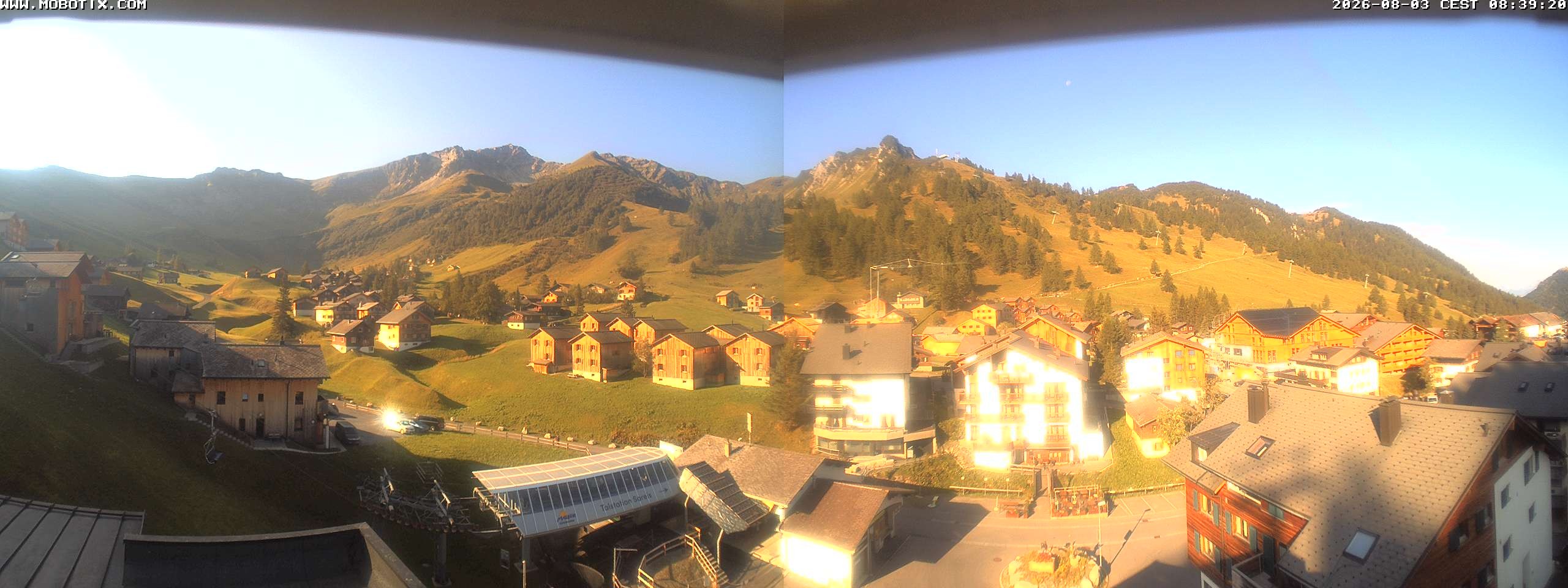 Archived image Webcam Malbun - Hotel Turna