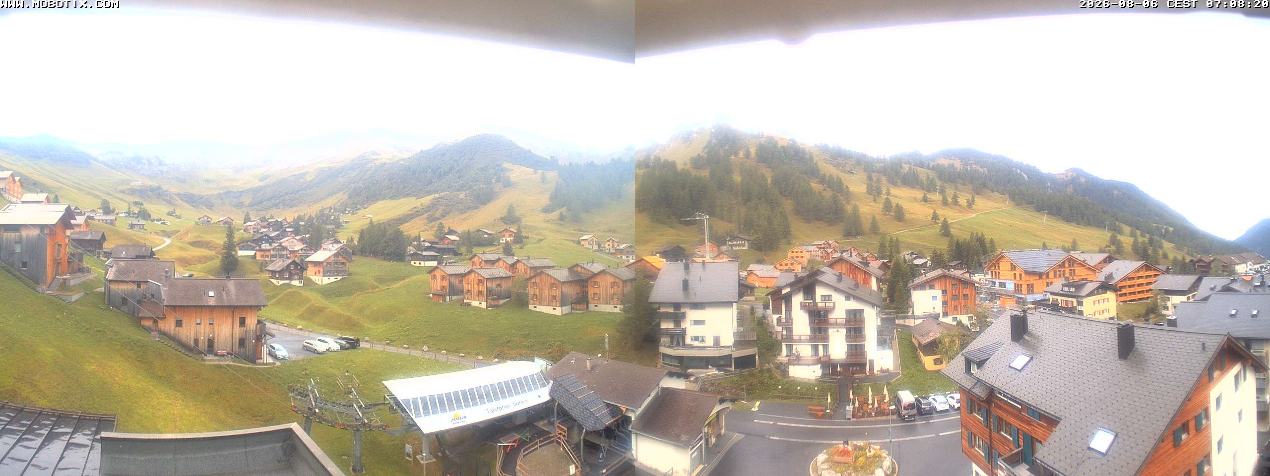 Archived image Webcam Malbun - Hotel Turna
