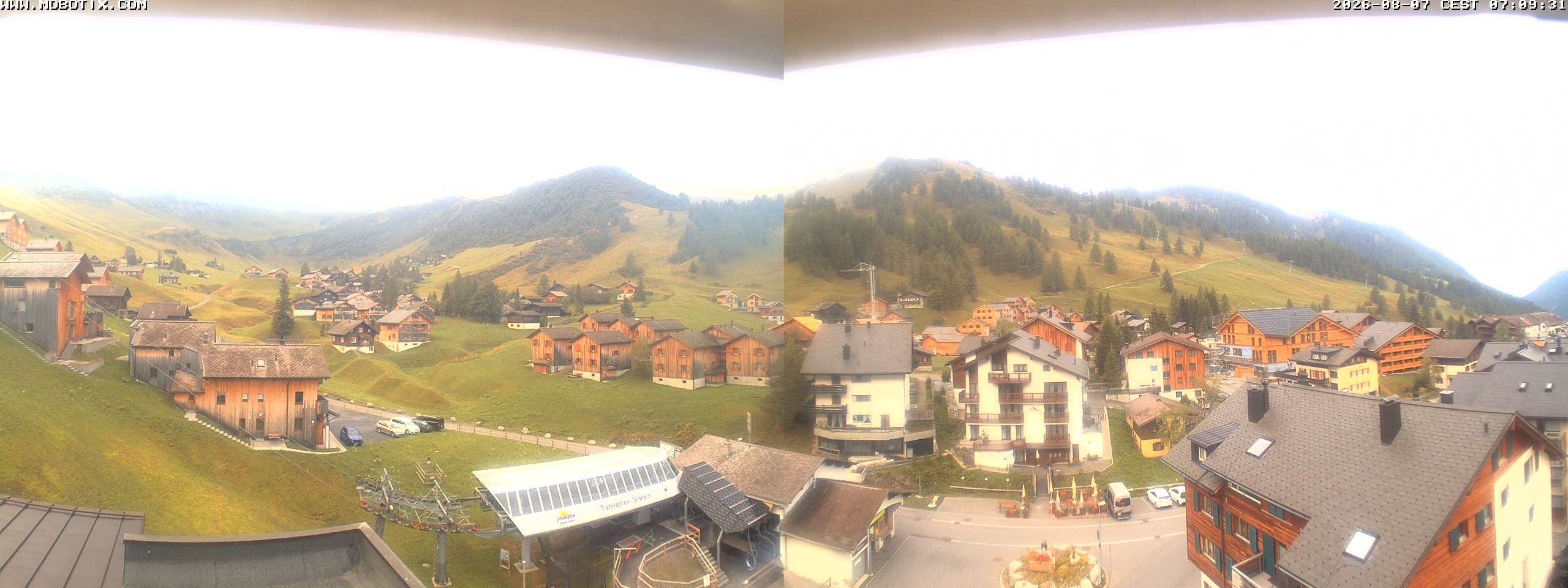 Archived image Webcam Malbun - Hotel Turna